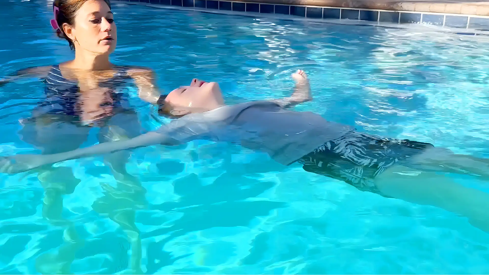 Learning life-saving skills—floating to confidence and safety with expert instruction.